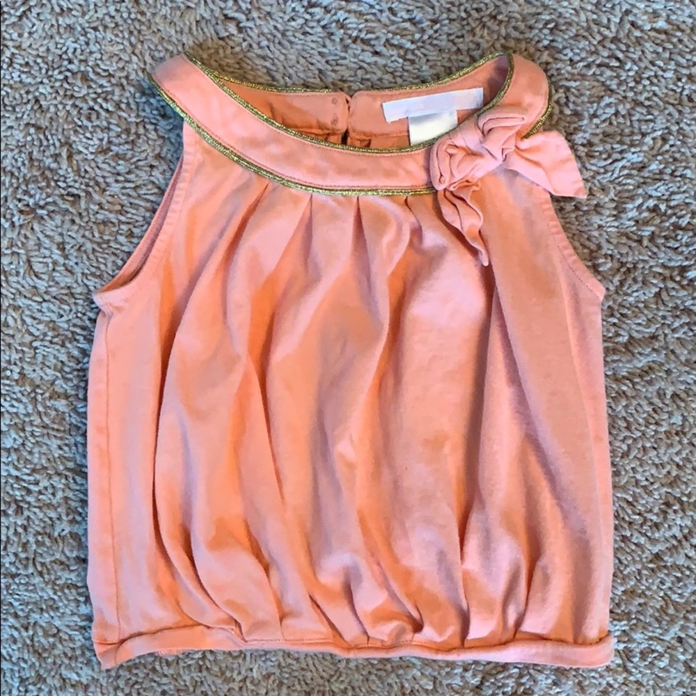 Janie and Jack peach tank size 18 - 24mo